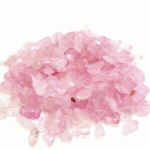 100 Grams Rose Quartz Gemstone Mini Chips Embellishment Crystals Undrilled Gems